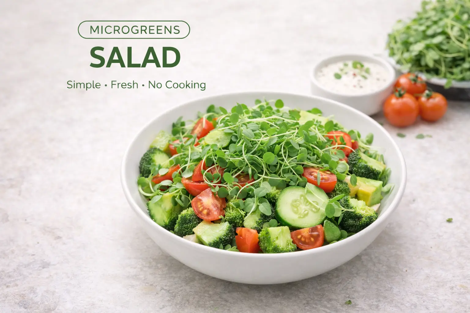 Microgreens Veg Salad
